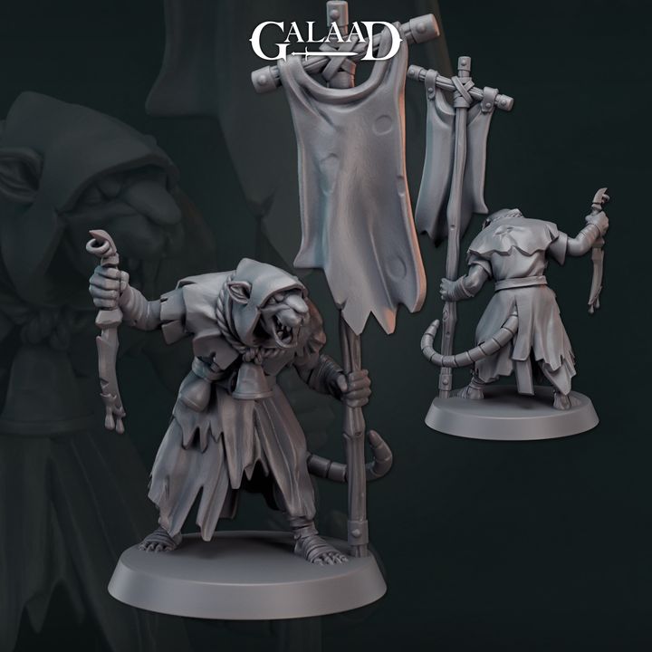 Ratfolk Warband – Warriors, Toxic Mutants & Mad Scientist