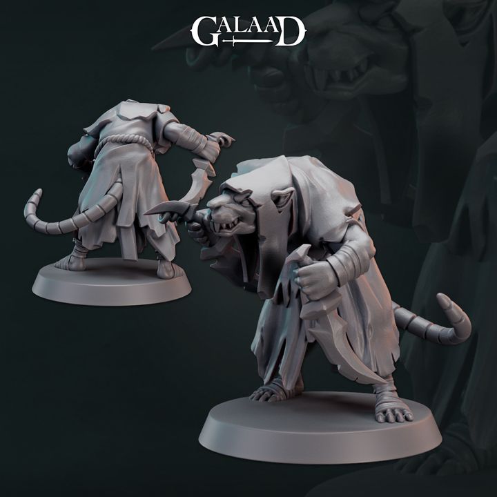 Ratfolk Warband – Warriors, Toxic Mutants & Mad Scientist