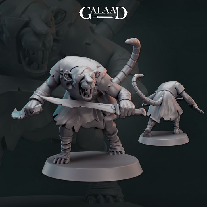 Ratfolk Warband – Warriors, Toxic Mutants & Mad Scientist