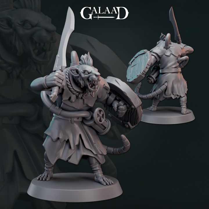 Ratfolk Warband – Warriors, Toxic Mutants & Mad Scientist