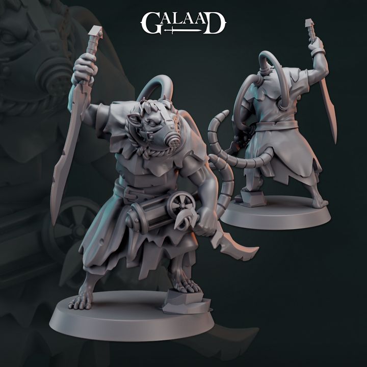Ratfolk Warband – Warriors, Toxic Mutants & Mad Scientist