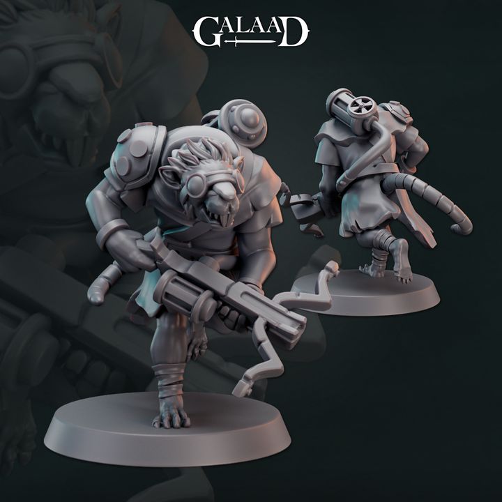 Ratfolk Warband – Warriors, Toxic Mutants & Mad Scientist