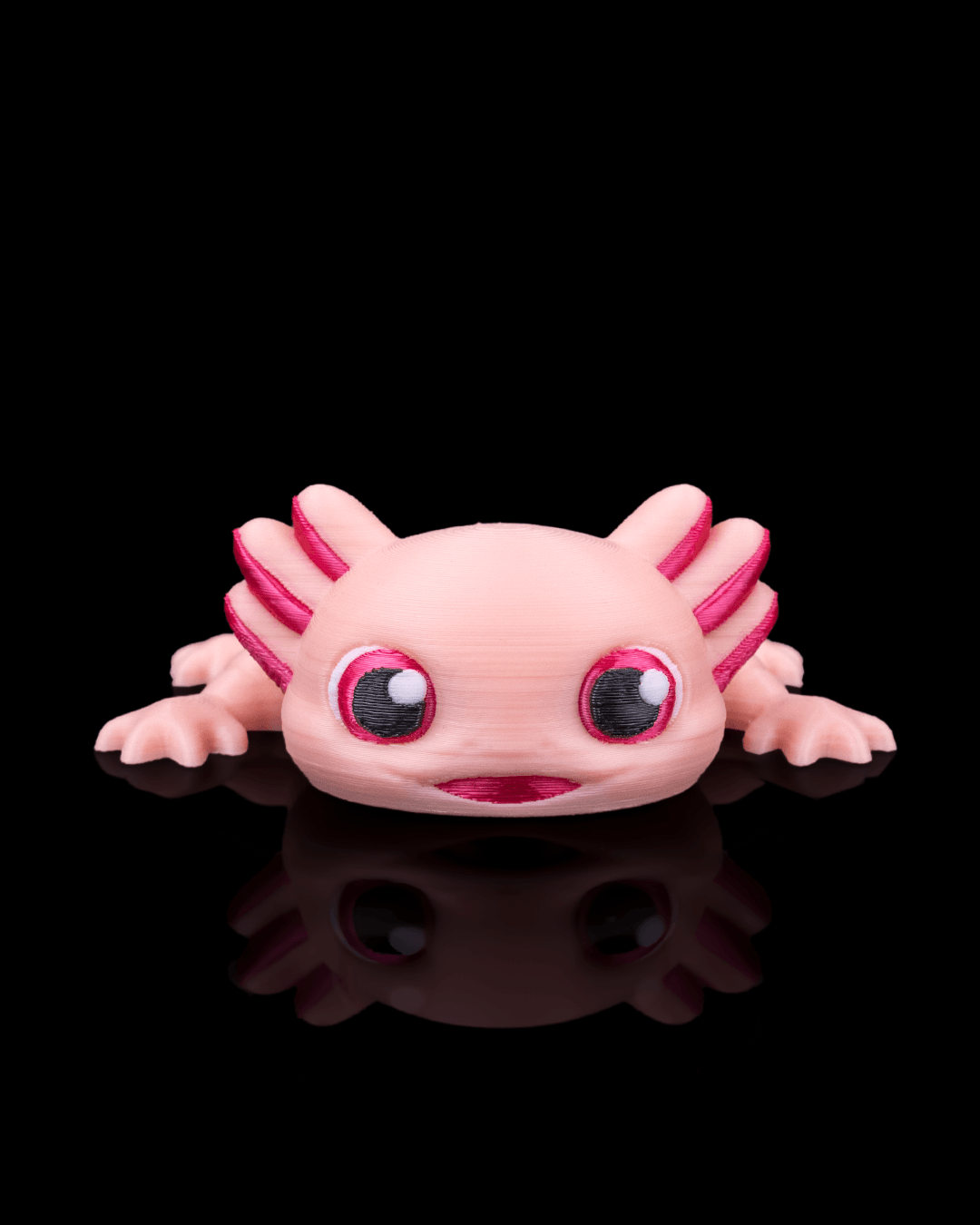 Ashley the Axolotl – Flexible Mesh Keychain