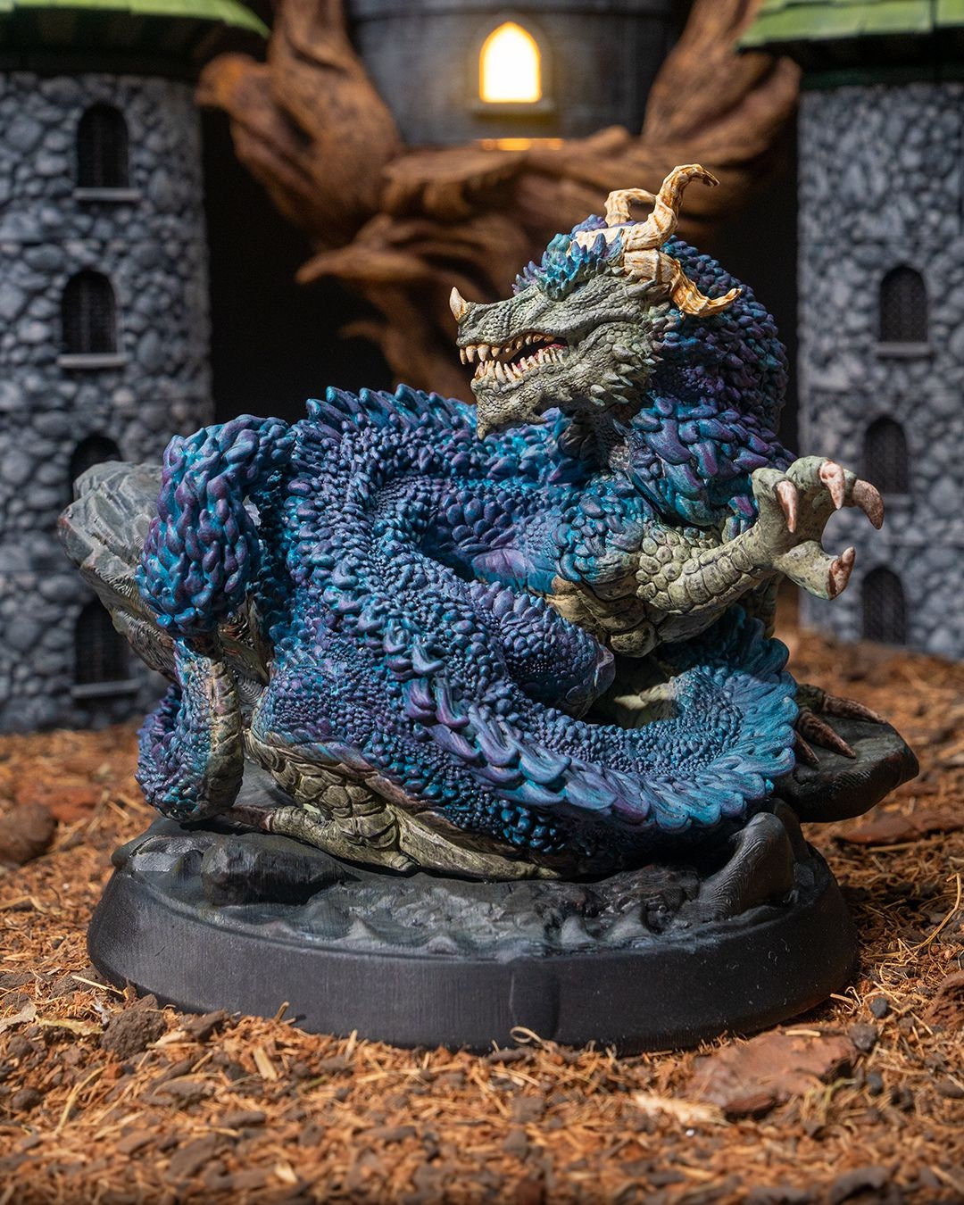 Oriental Dragon - Monster| UNPAINTED | Tabletop Scale | TTRPG D&D Miniature | DnD