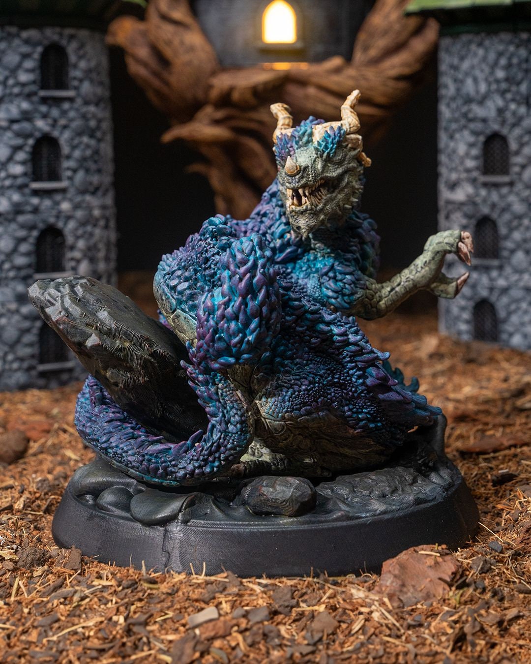 Oriental Dragon - Monster| UNPAINTED | Tabletop Scale | TTRPG D&D Miniature | DnD