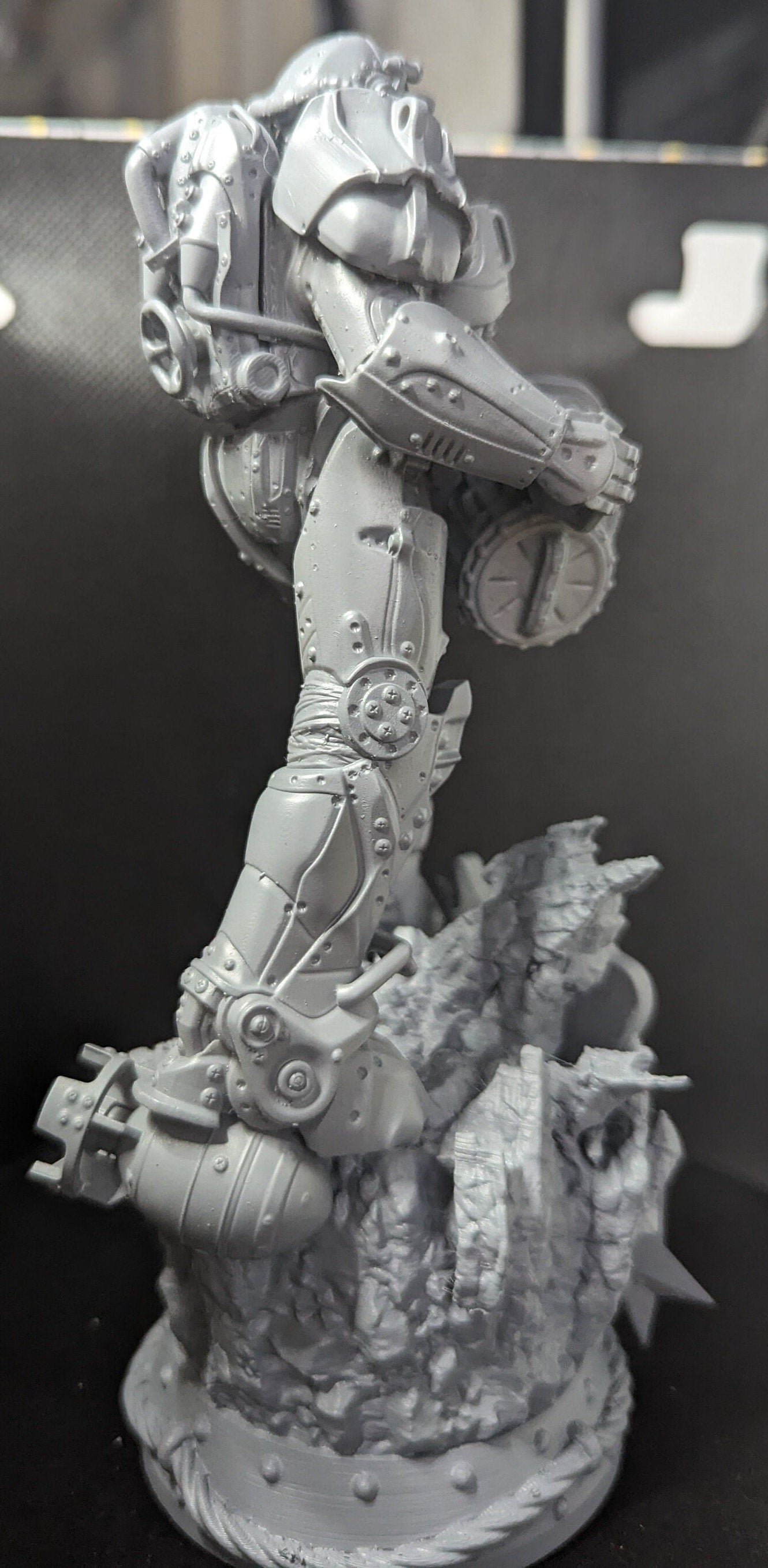 T-60 Fallout Model Fan Art - Unpainted model | Sanix3d