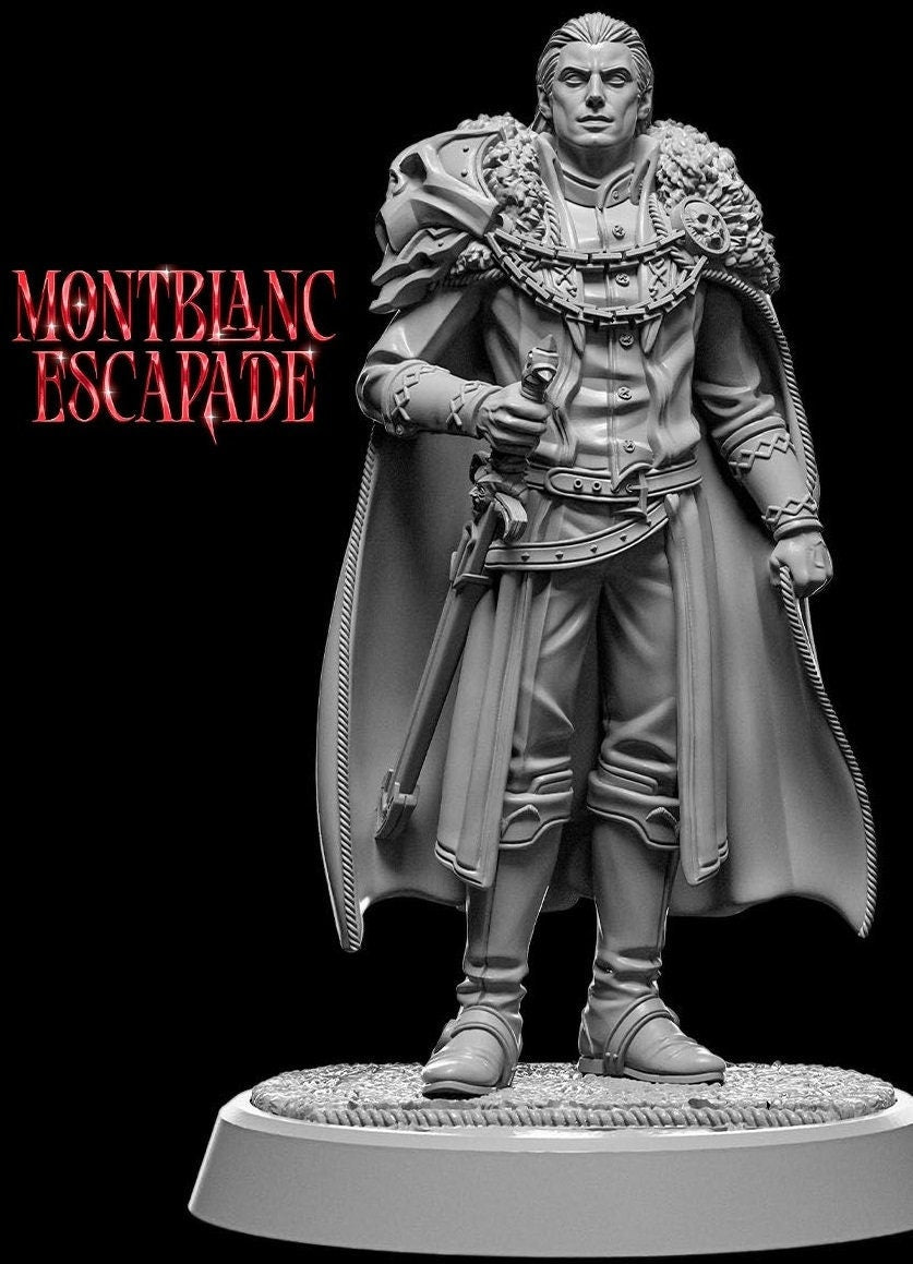 Vyesant Vampire Lord | UNPAINTED | Tabletop Scale | TTRPG D&D Miniature | DnD