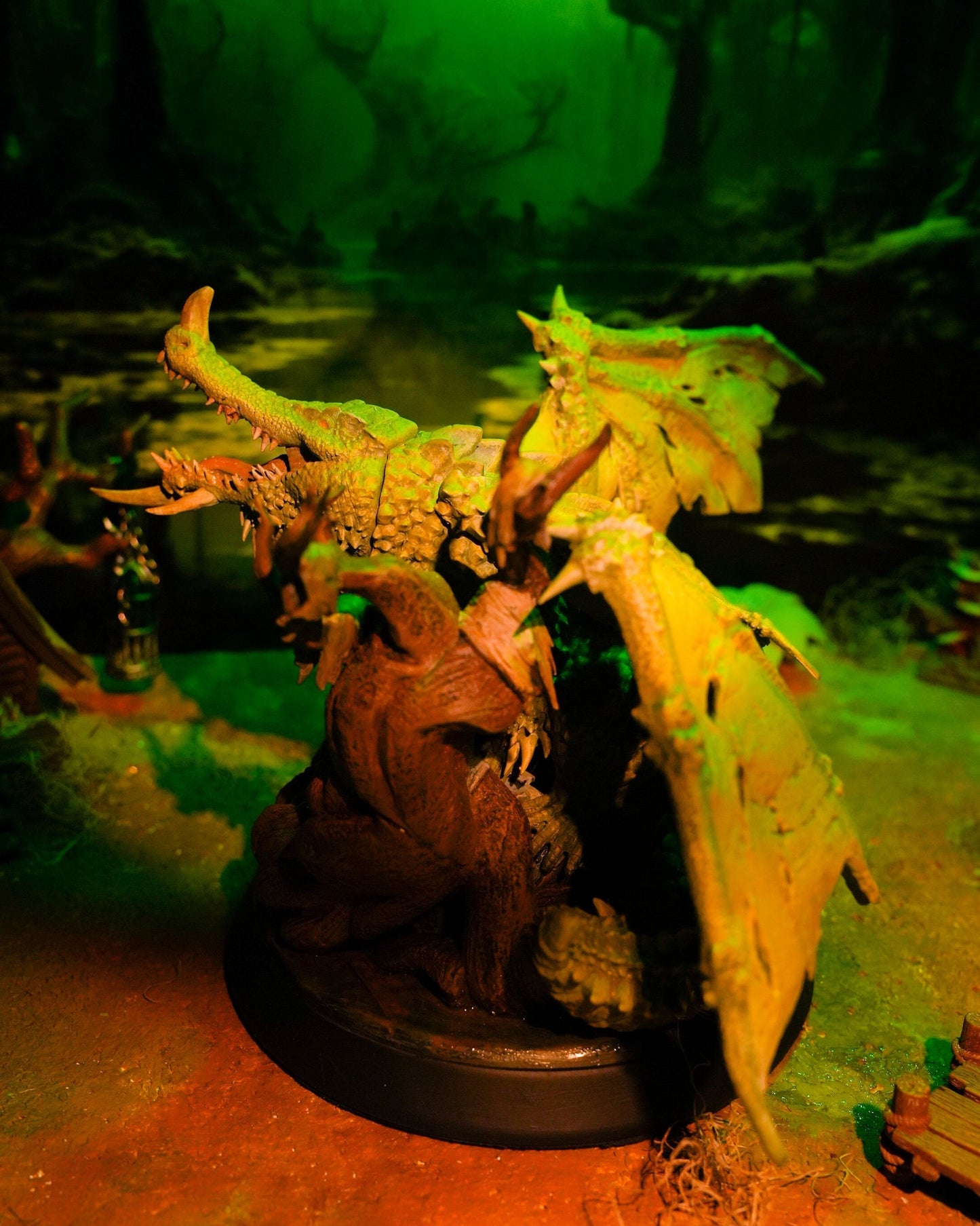 The Marsh Dragon | UNPAINTED | Tabletop Scale | TTRPG D&D Miniature | DnD