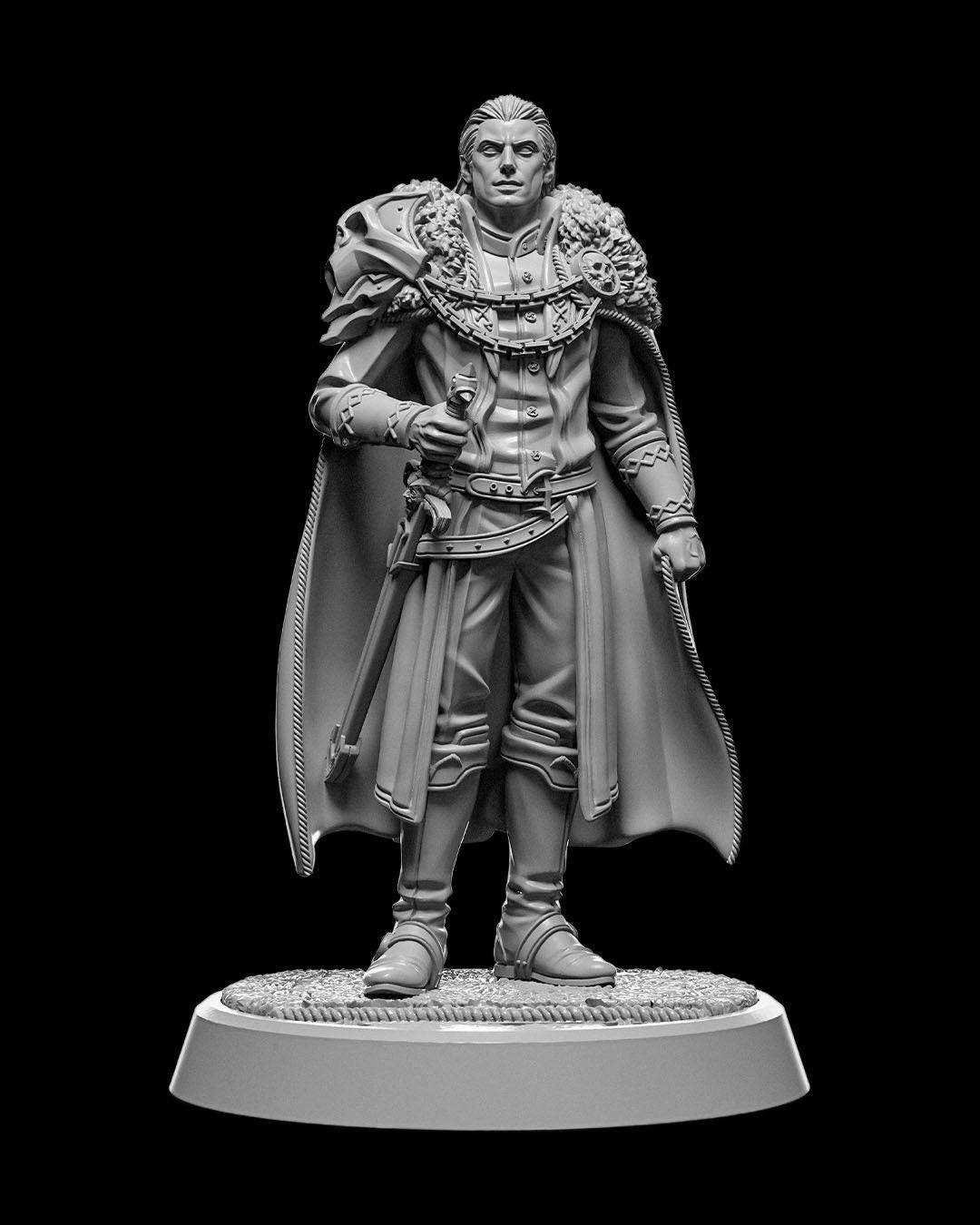 Vyesant Vampire Lord | UNPAINTED | Tabletop Scale | TTRPG D&D Miniature | DnD