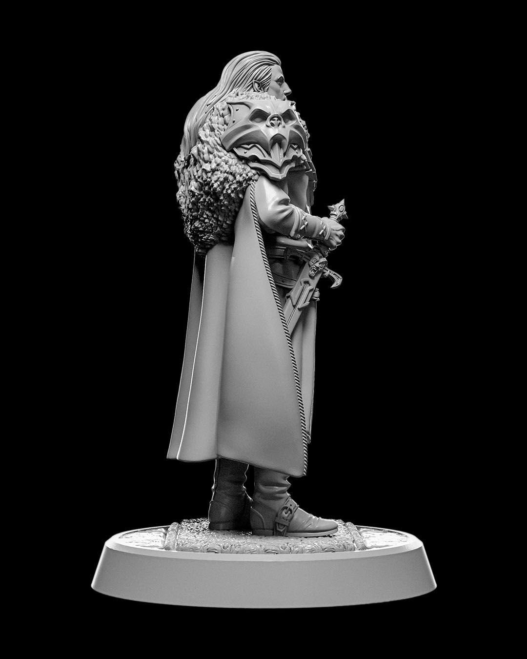 Vyesant Vampire Lord | UNPAINTED | Tabletop Scale | TTRPG D&D Miniature | DnD