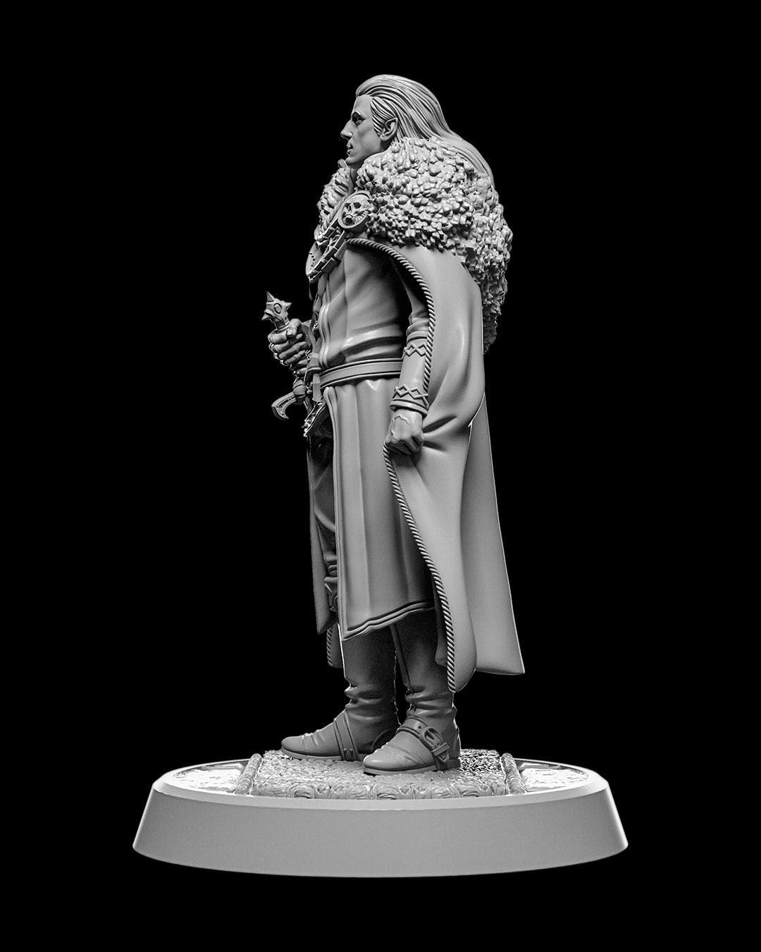 Vyesant Vampire Lord | UNPAINTED | Tabletop Scale | TTRPG D&D Miniature | DnD