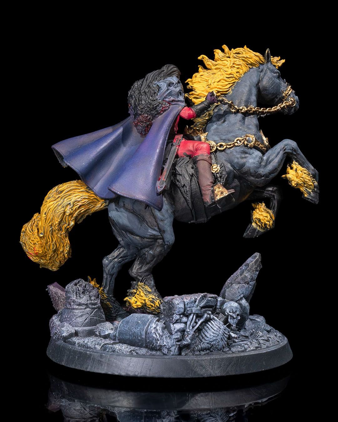 Vyesant - Vampire Lord Mounted | UNPAINTED | Tabletop Scale | TTRPG D&D Miniature | DnD