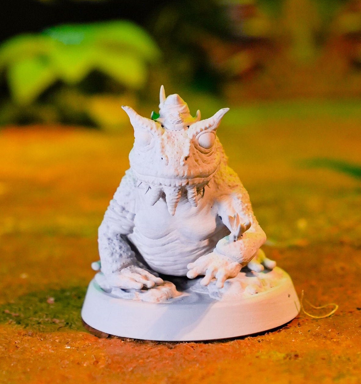 Garten Giant Frog | UNPAINTED | Tabletop Scale | TTRPG D&D Miniature | DnD