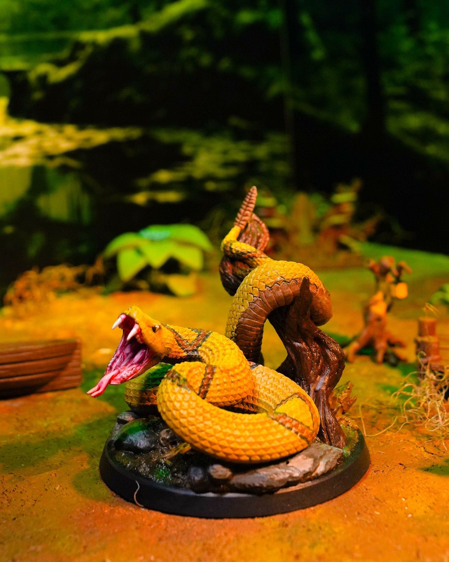 Giant Snake | UNPAINTED | Tabletop Scale | TTRPG D&D Miniature | DnD