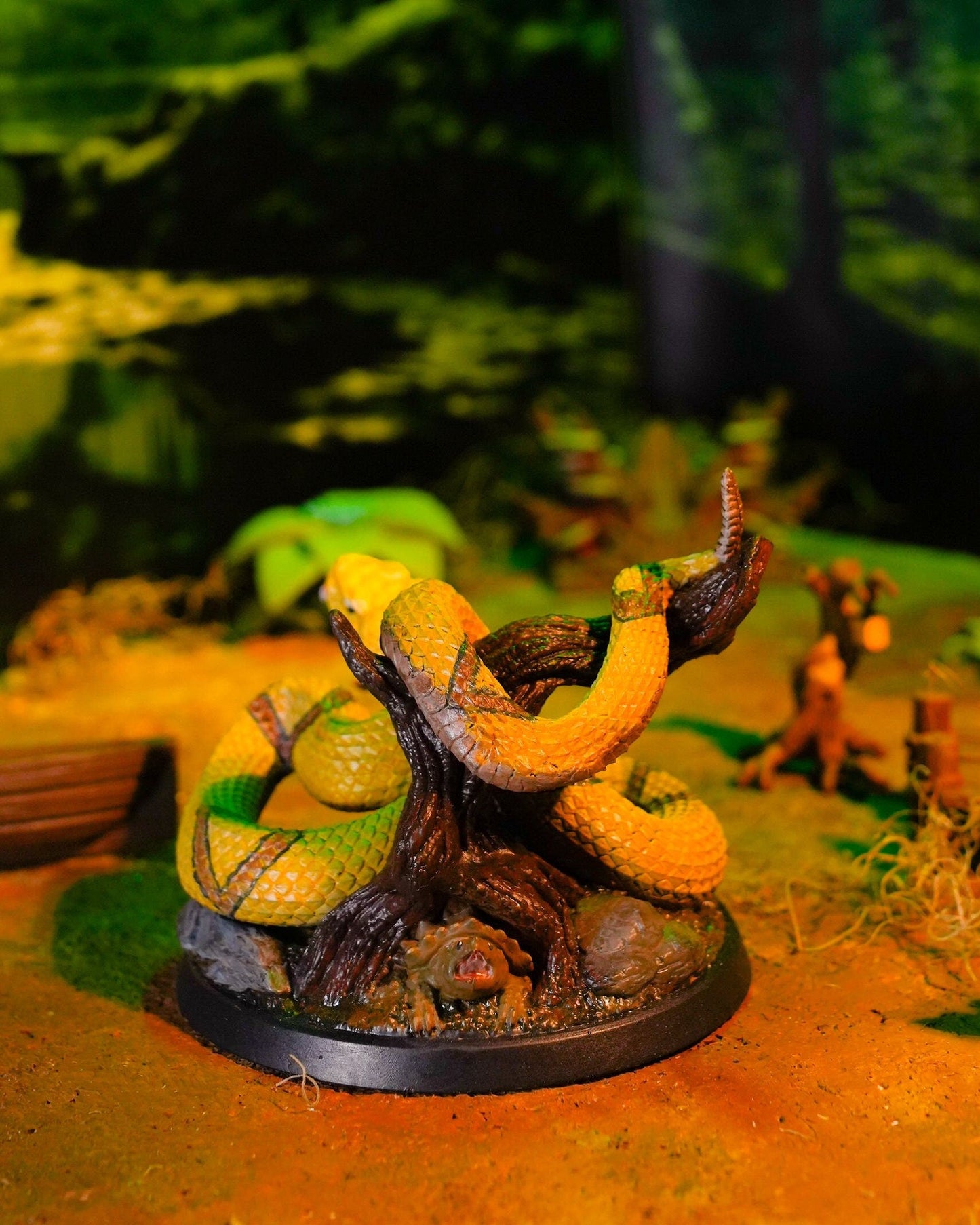 Giant Snake | UNPAINTED | Tabletop Scale | TTRPG D&D Miniature | DnD
