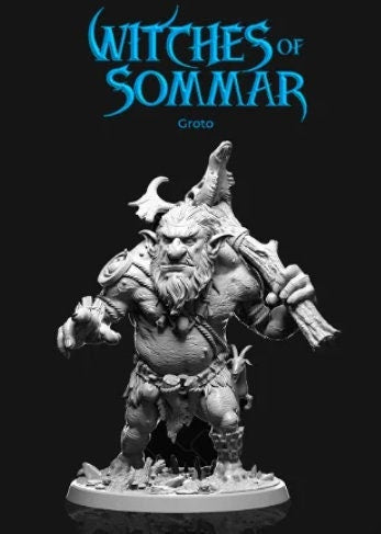 Groto - Swamp Giant | UNPAINTED | Tabletop Scale | TTRPG D&D Miniature | DnD