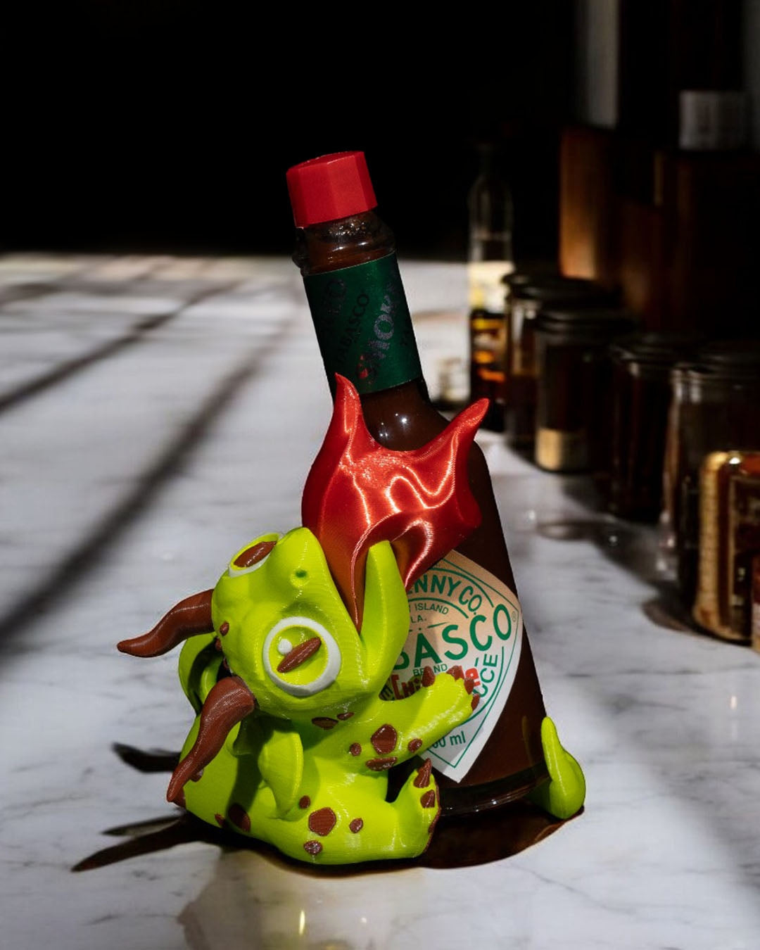 Dragon’s Breath Tabasco Sauce Bottle Holder