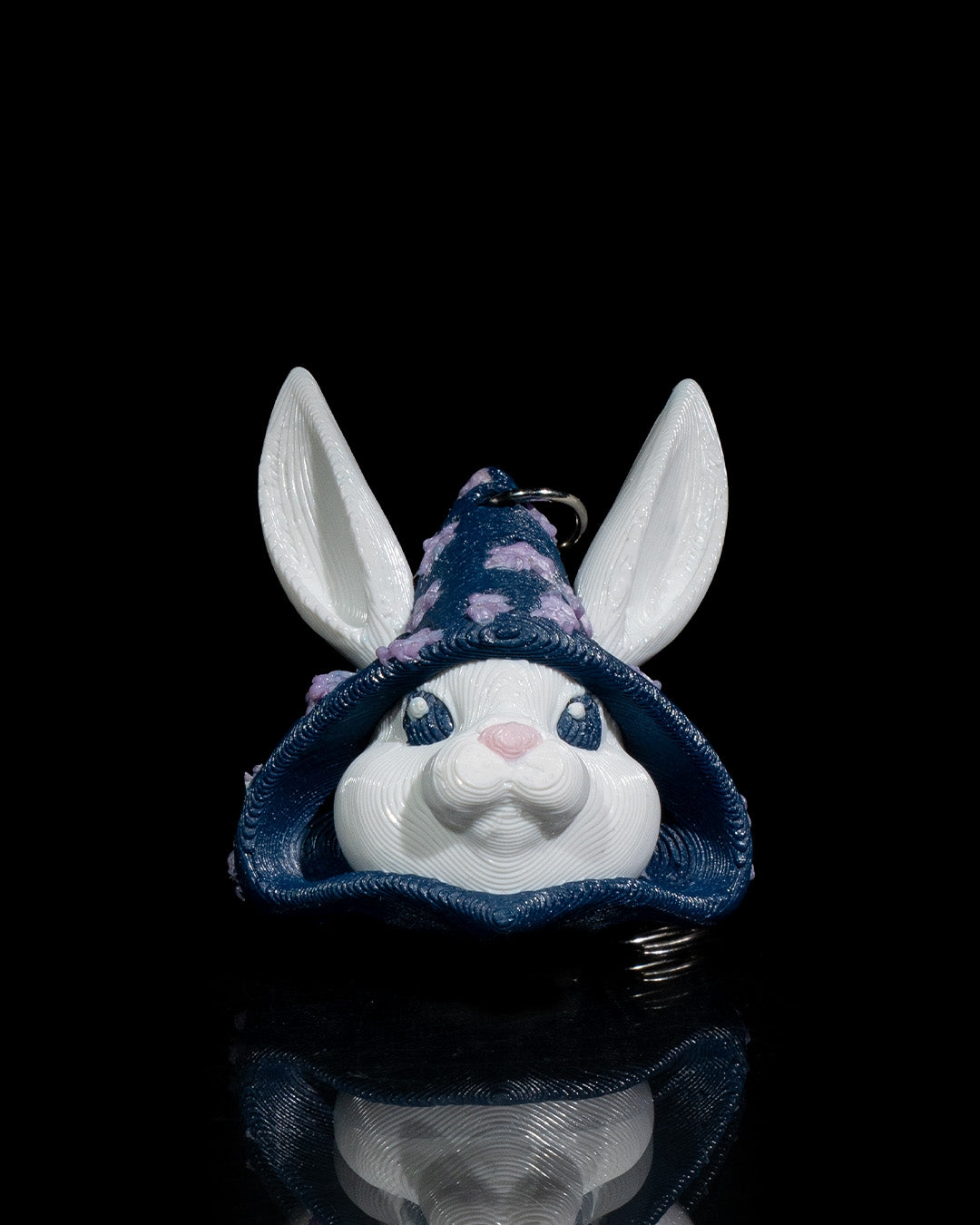 Wizard Bunny Head Keychain