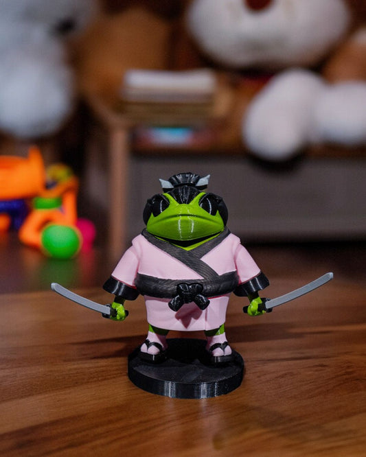 Fearless Samurai Frog