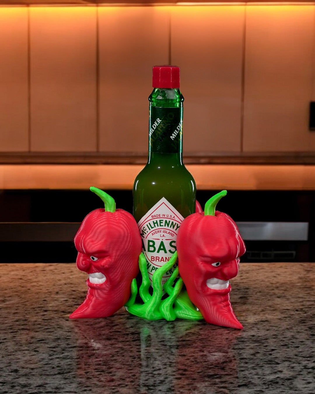 Heat Range Tabasco Sauce Bottle Holder