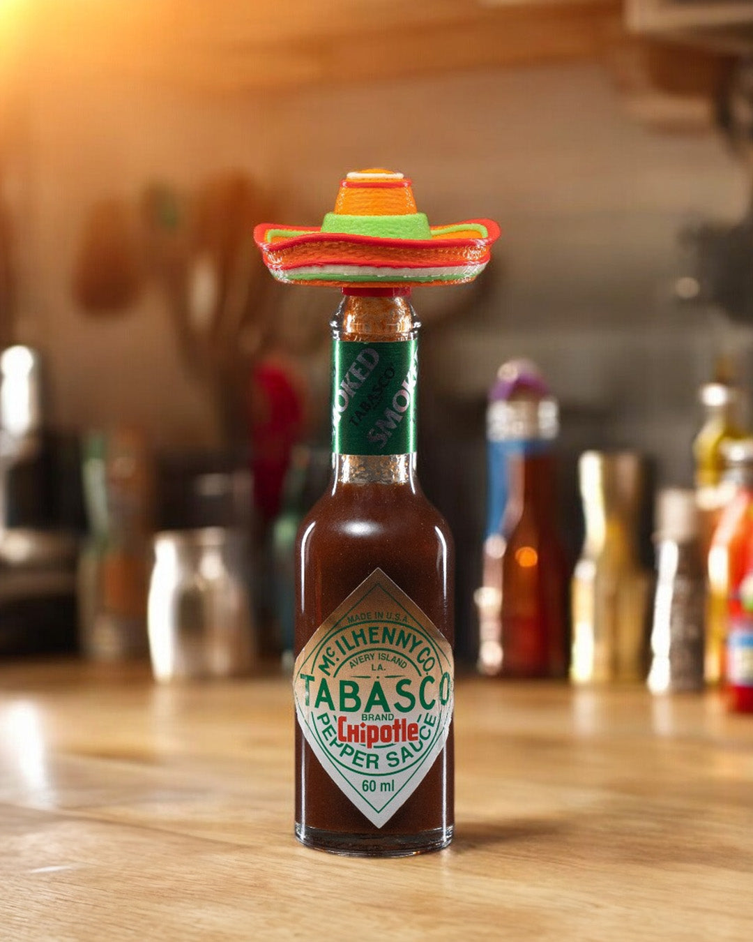 Sombrero Keychain & Tabasco Topper