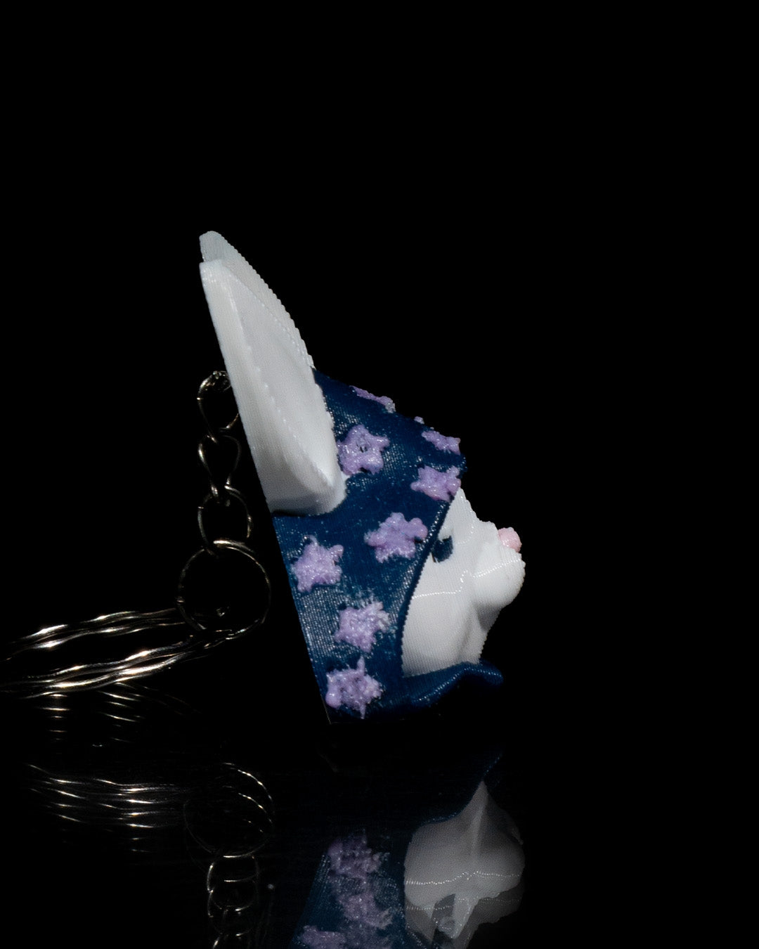 Wizard Bunny Head Keychain