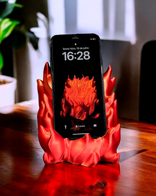 Blazing Glory Phone Holder – Set Your Space Ablaze!