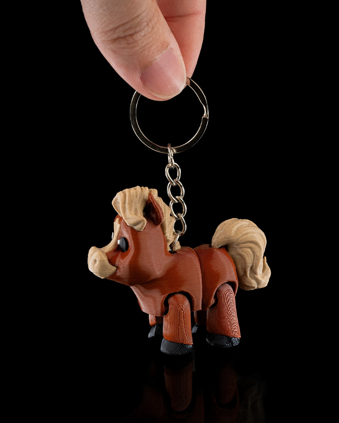 Max the articulated Horse Keychain/Charm