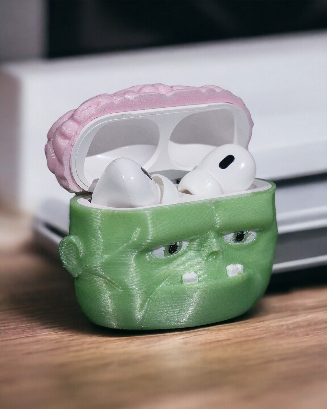 Zombie Head AirPod Case