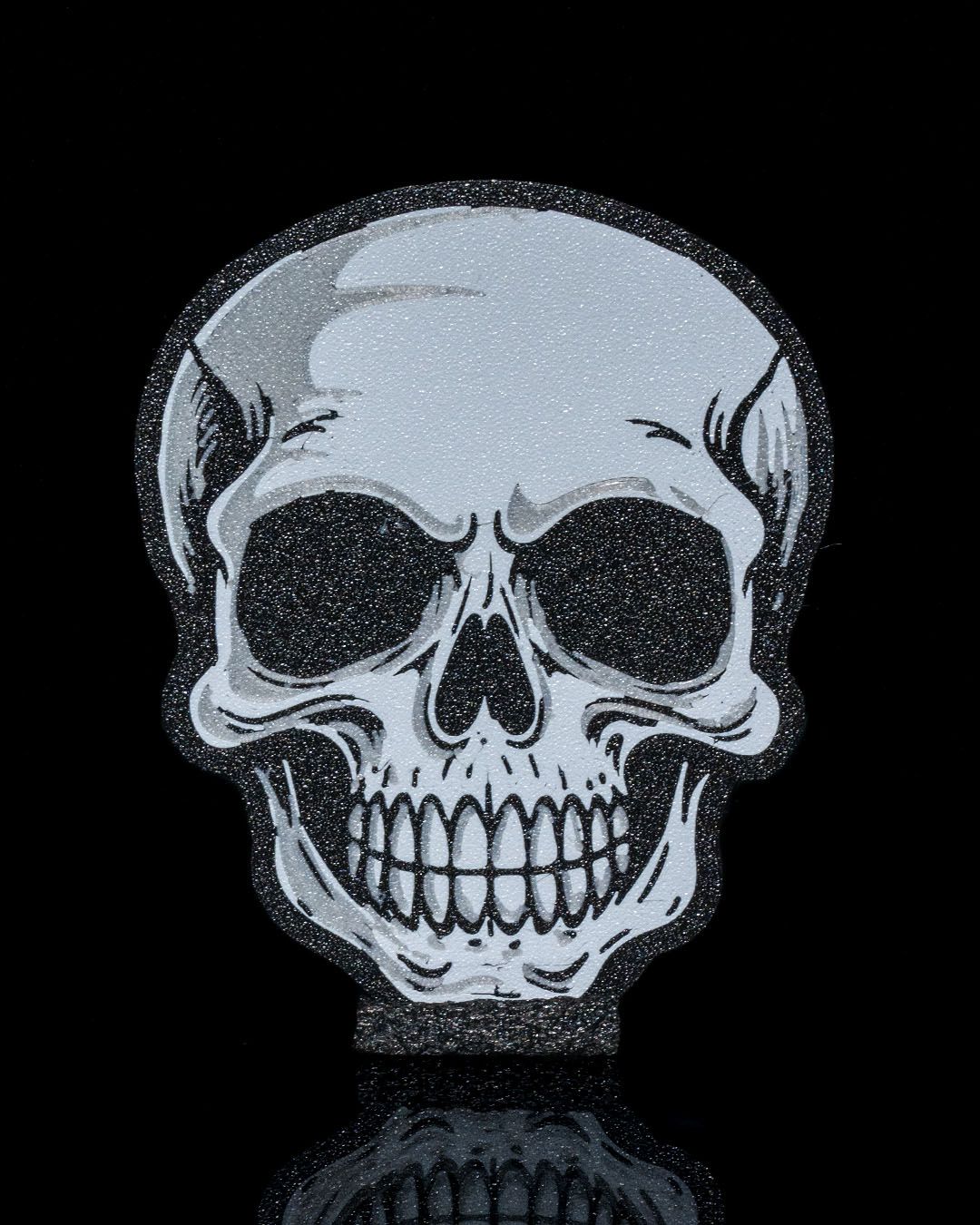 6 Skull-Shaped Drink Coasters