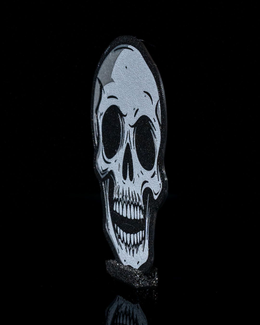 6 Skull-Shaped Drink Coasters