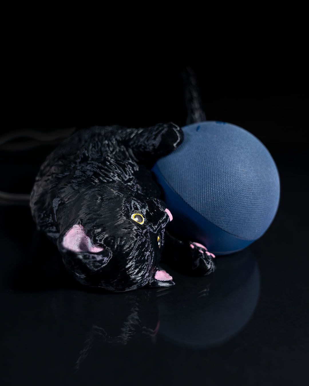 Yarn Play Kitty Echo Dot Holder