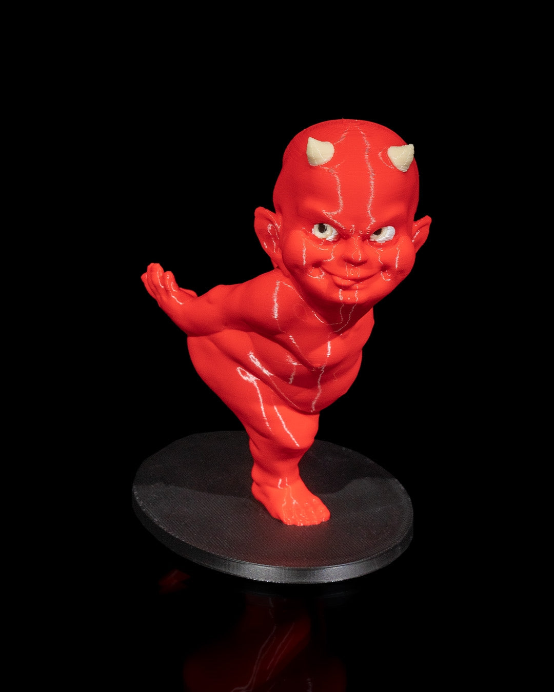 Mischievous Devil Baby Tabasco Sauce Bottle Holder