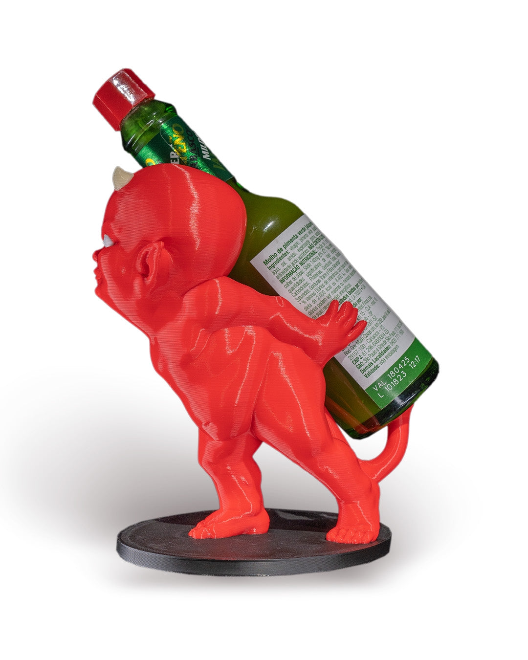 Mischievous Devil Baby Tabasco Sauce Bottle Holder