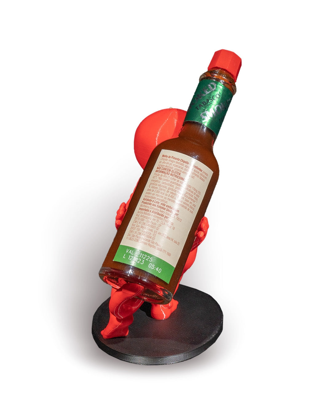 Mischievous Devil Baby Tabasco Sauce Bottle Holder