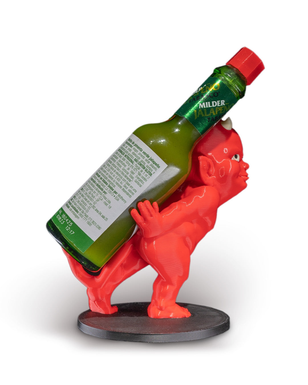 Mischievous Devil Baby Tabasco Sauce Bottle Holder