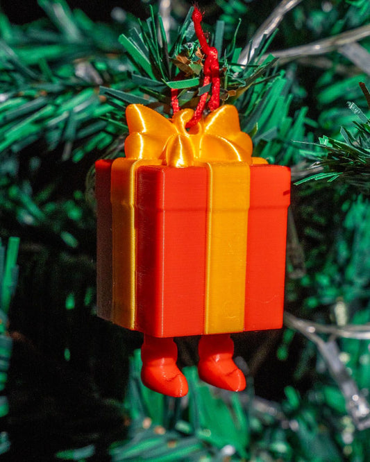 Wrapped Gift Ornament/Keychain