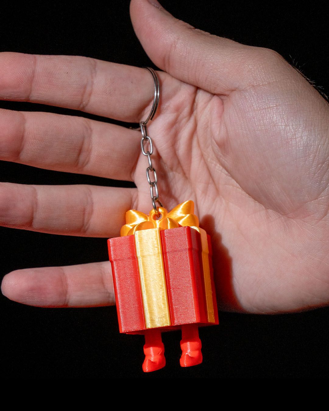 Wrapped Gift Ornament/Keychain