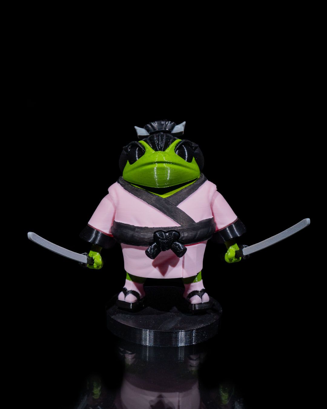 Fearless Samurai Frog