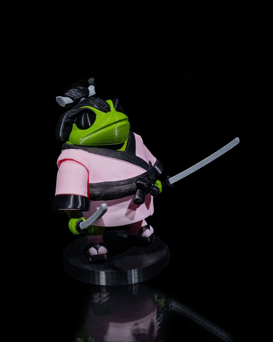 Fearless Samurai Frog