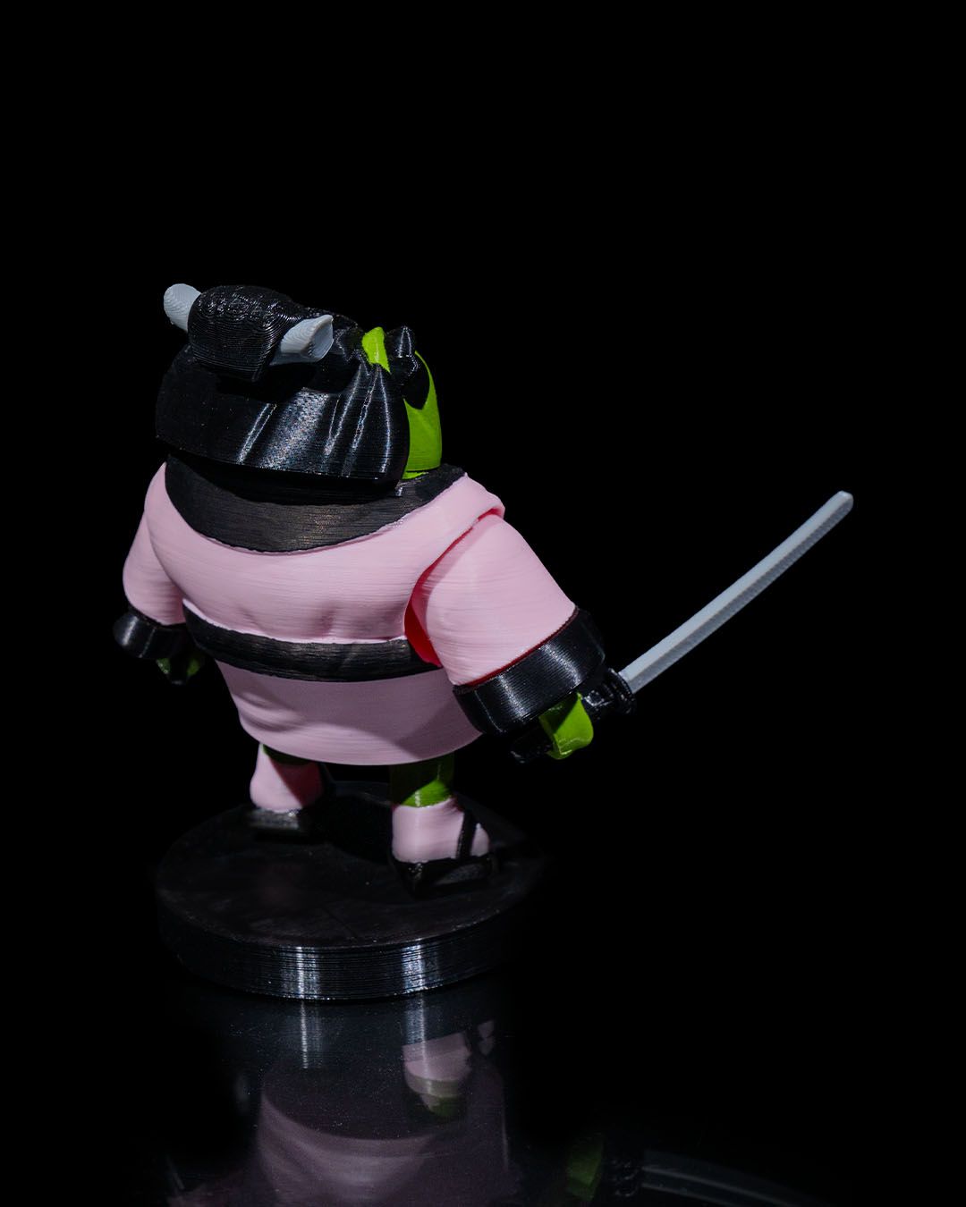 Fearless Samurai Frog