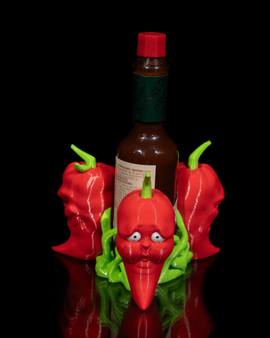 Heat Range Tabasco Sauce Bottle Holder