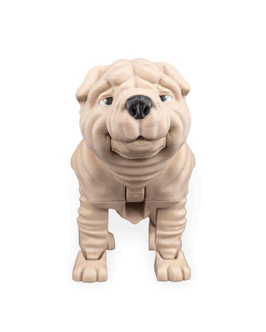 Shar Pei – Articulated Dog Toy