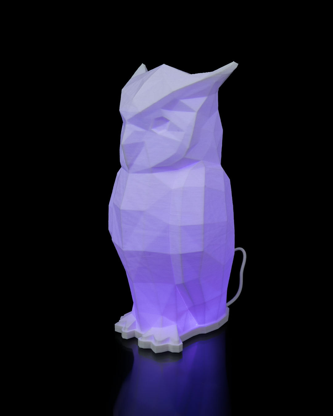 Owl Lamp - RGB LED lamp with remote control