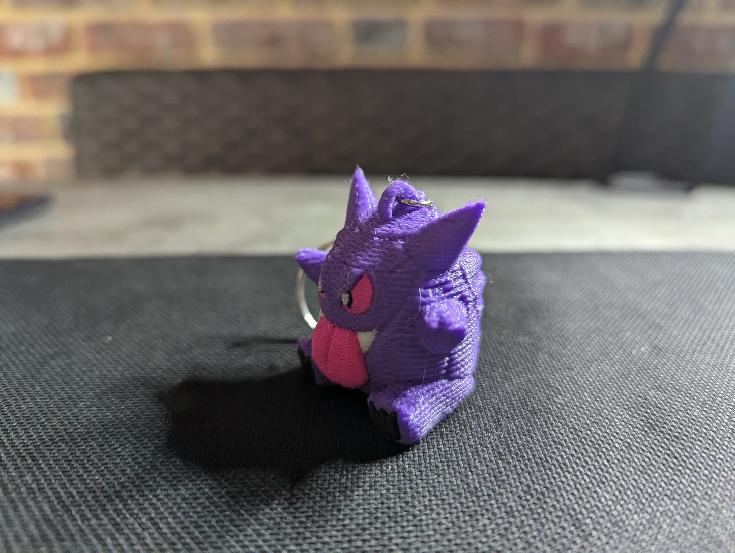 Cute Crochet-Style Gengar-Inspired Charm