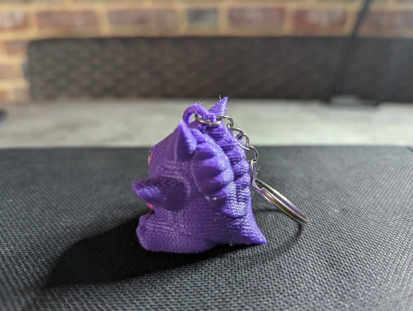 Cute Crochet-Style Gengar-Inspired Charm