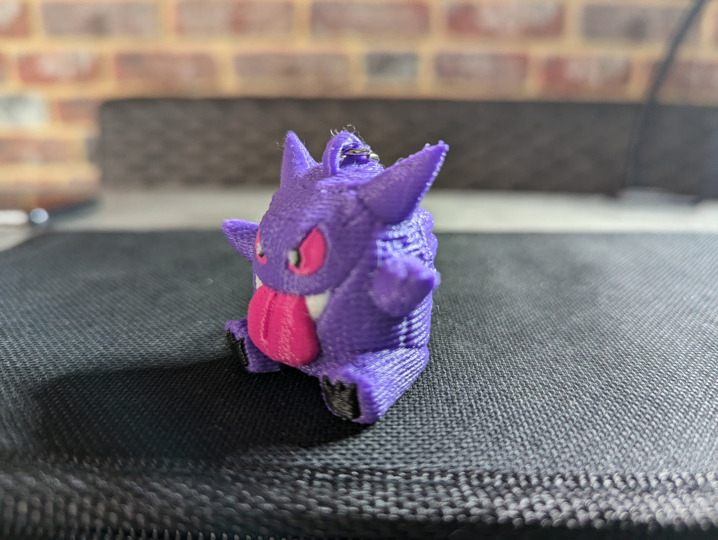 Cute Crochet-Style Gengar-Inspired Charm