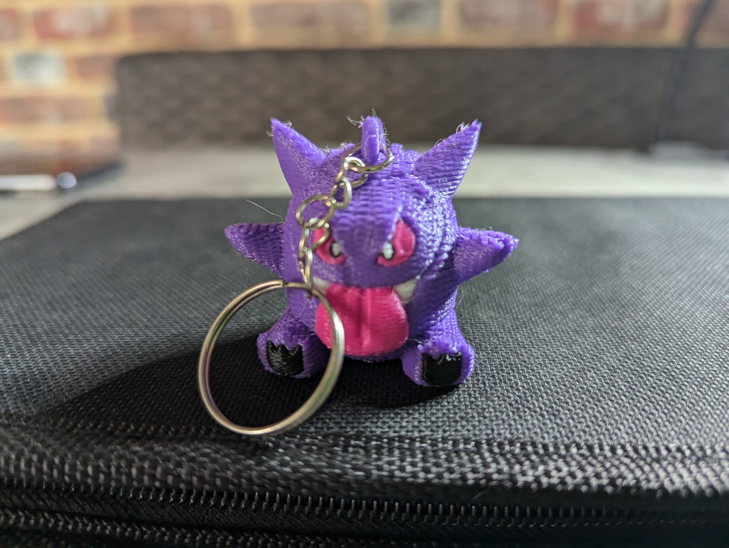 Cute Crochet-Style Gengar-Inspired Charm