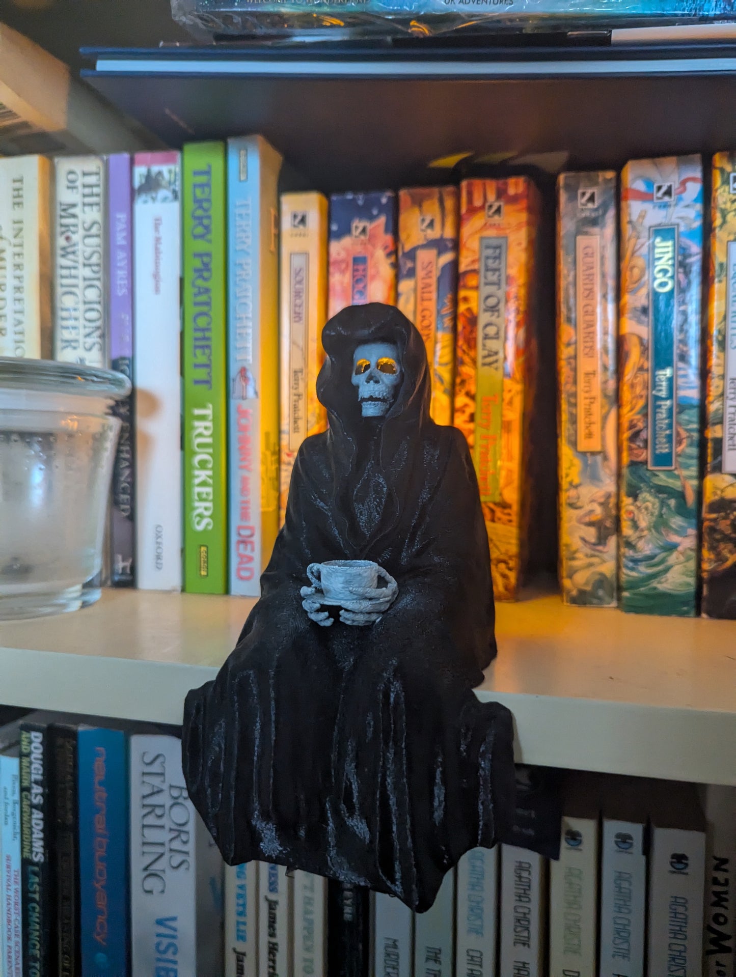 Grim Reaper Statue with LED Tealight Holder – Inspired by A Court of Thorns and Roses