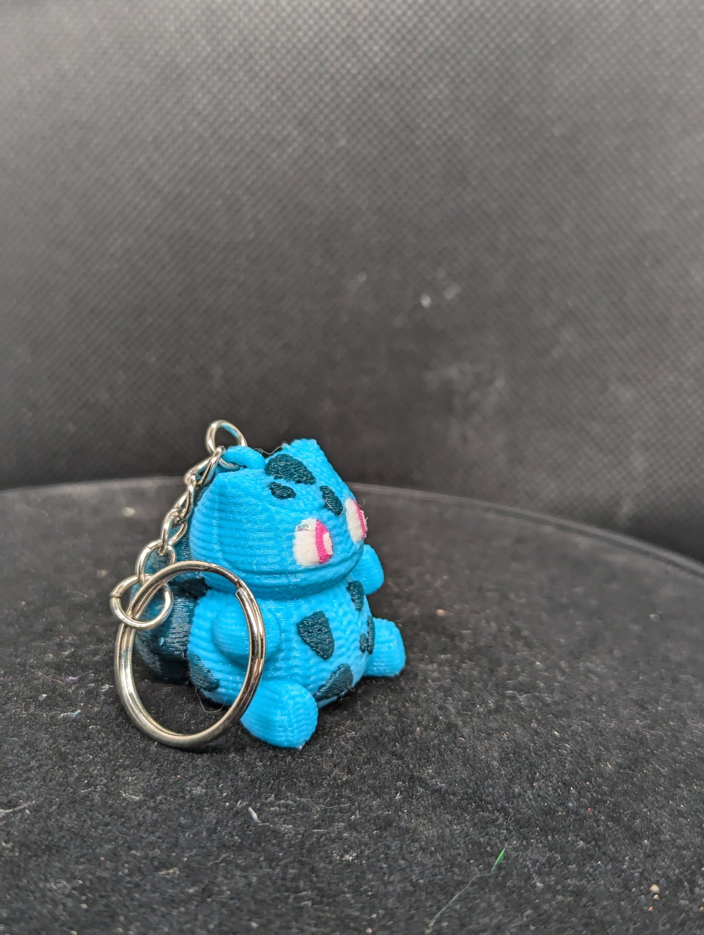 Cute Crochet-Style Bulbasaur-Inspired Charm\Keychain